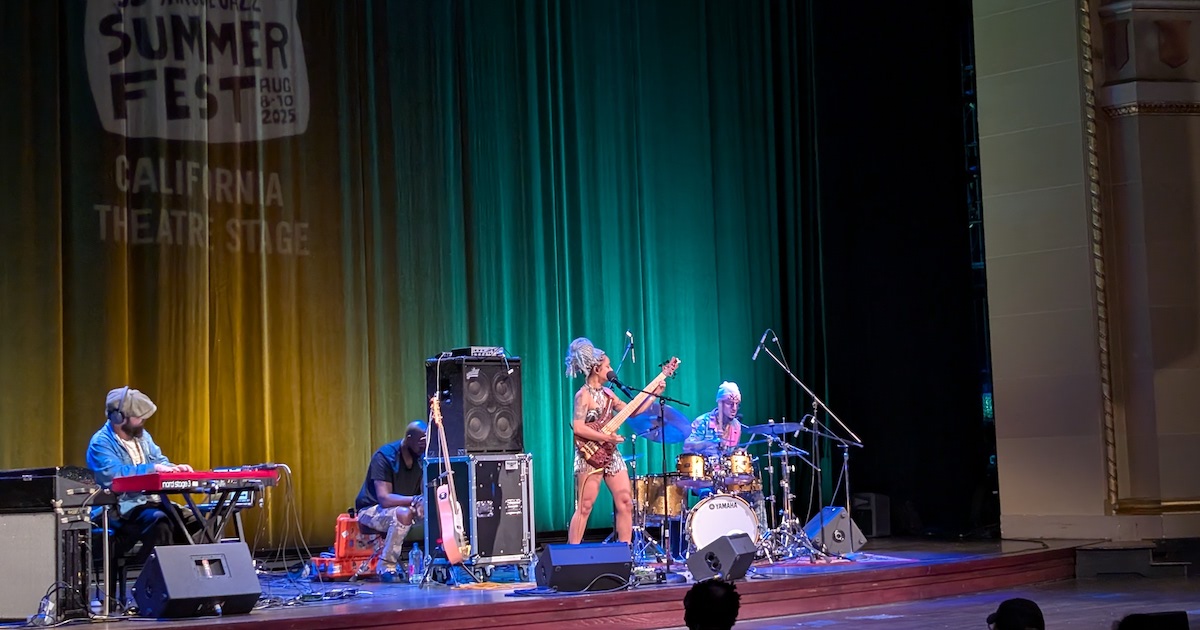 Mohini Dey plays an incendiary set at the California Theater