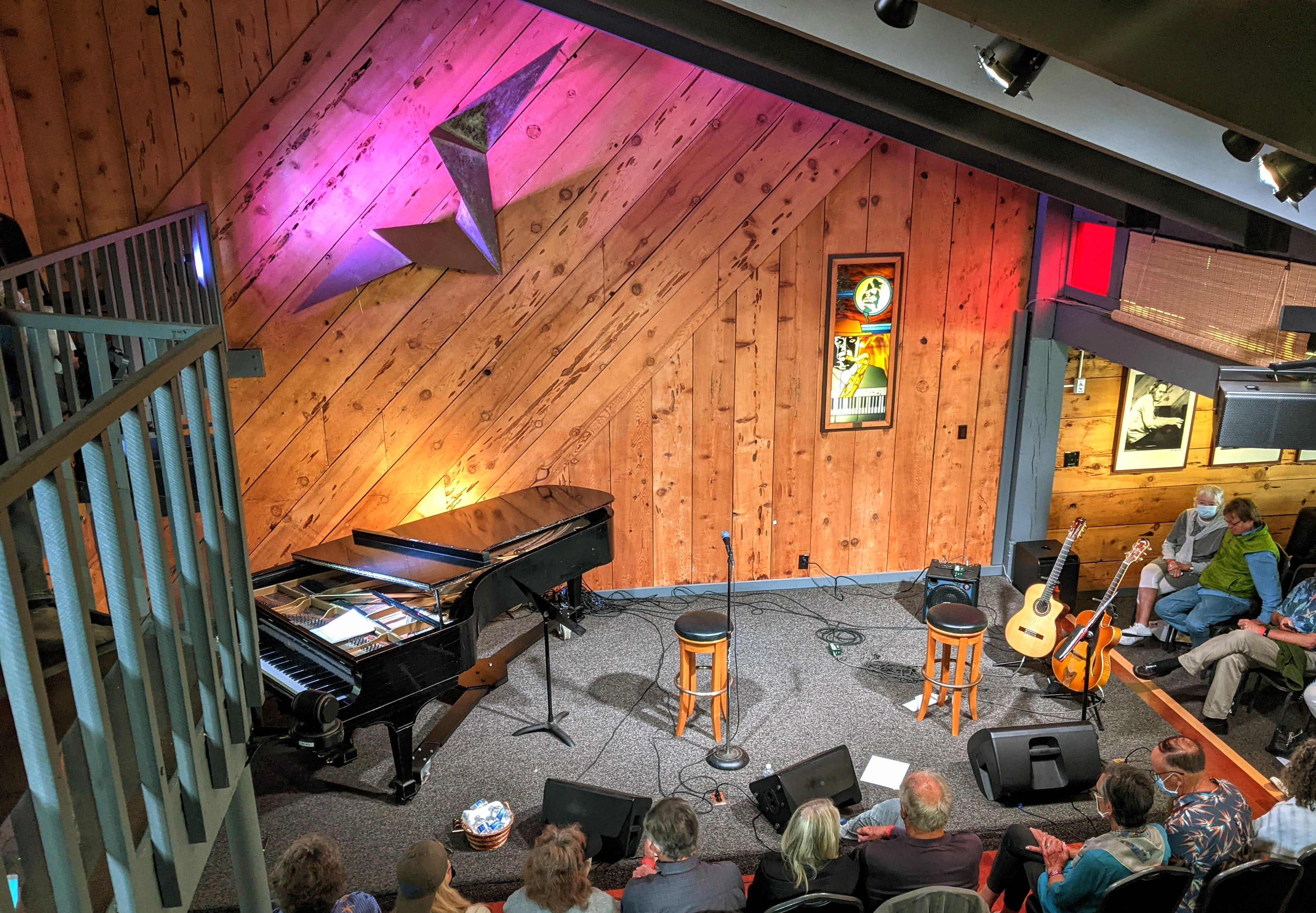 The stage at the Bach Dynamite and Dancing Society