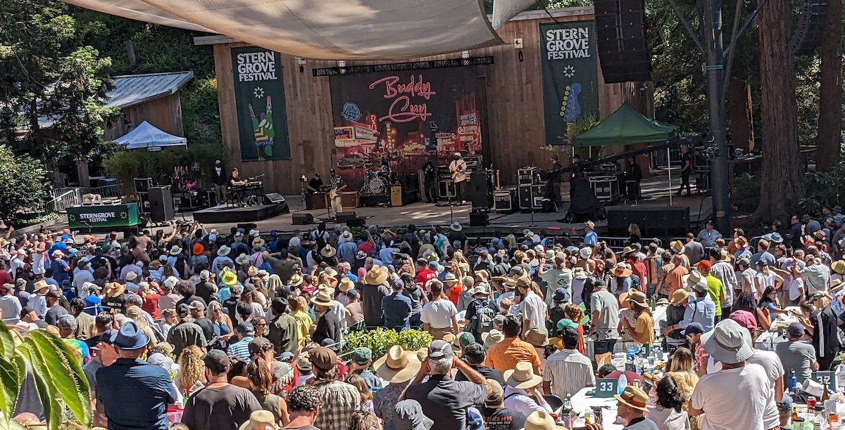 Buddy Guy on Stage at Stern Grove