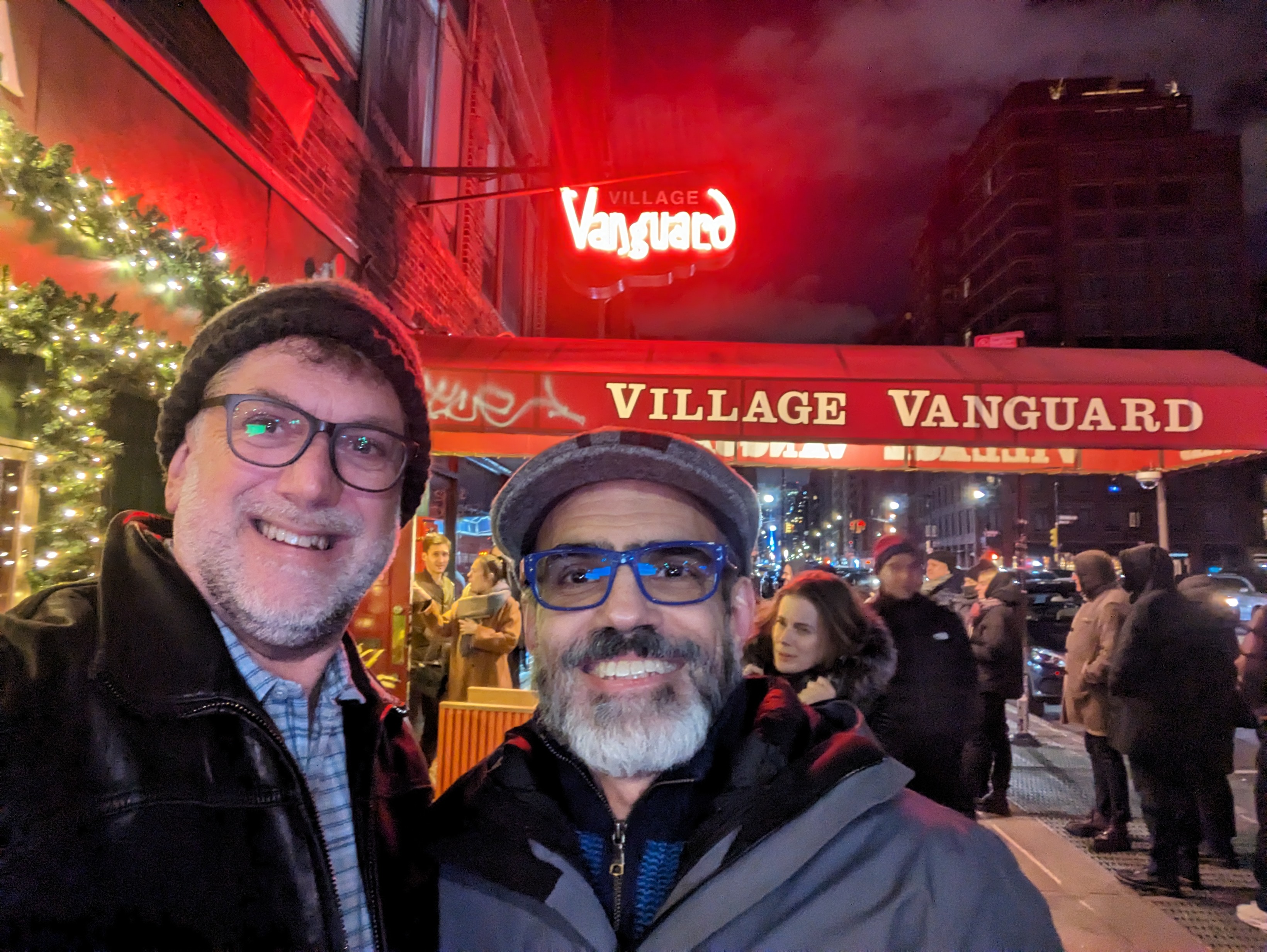 &lt;# Jeremy and William outside the Village Vanguard #&gt;