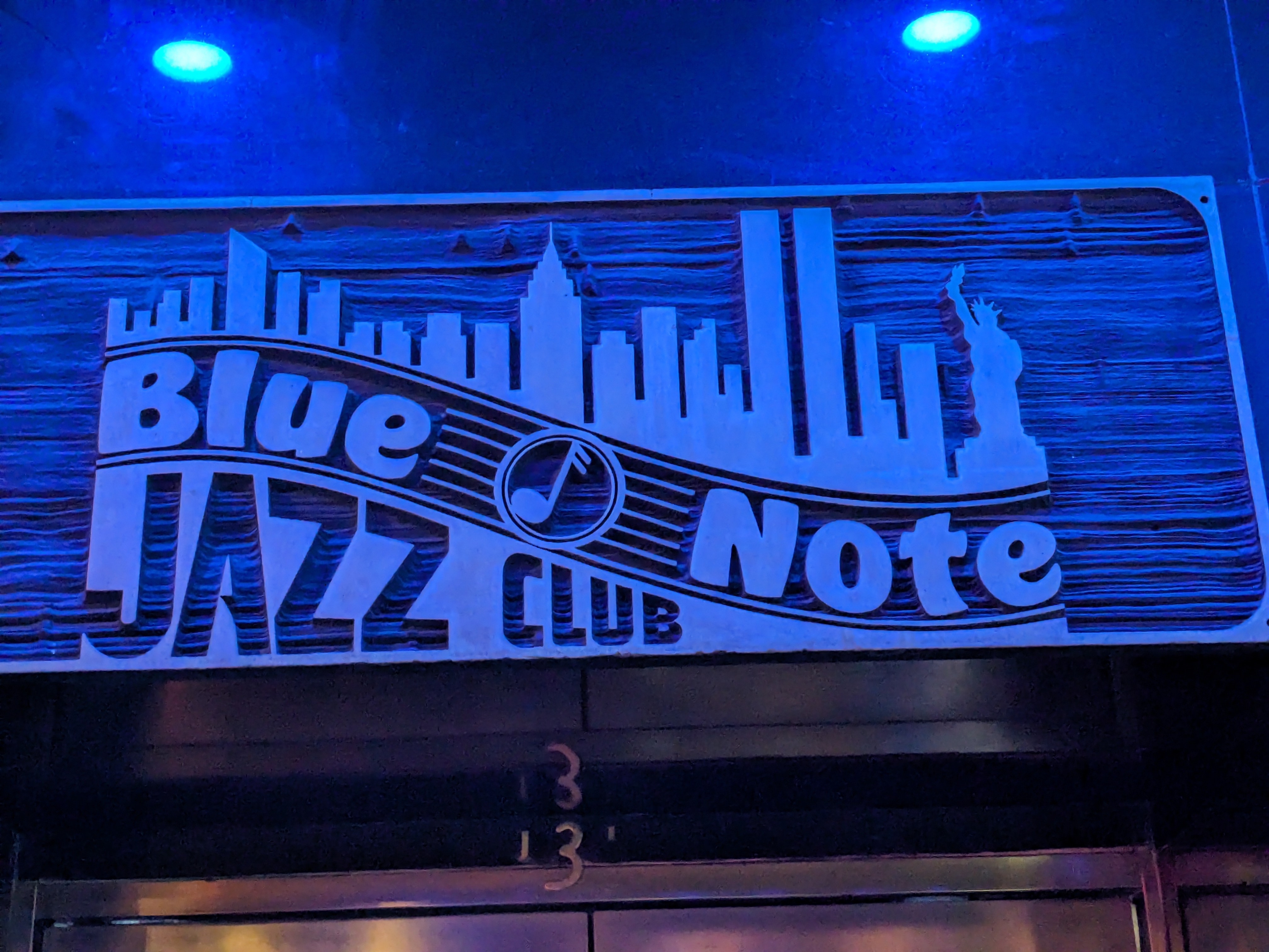 &lt;# The sign outside the Blue Note #&gt;