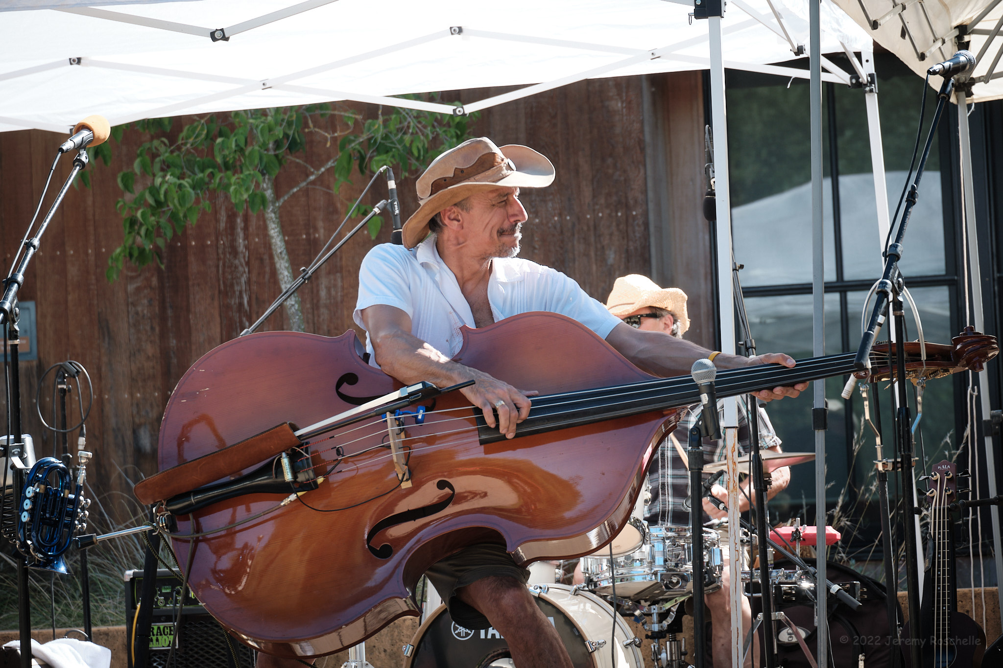 Steve Dusse on the bass