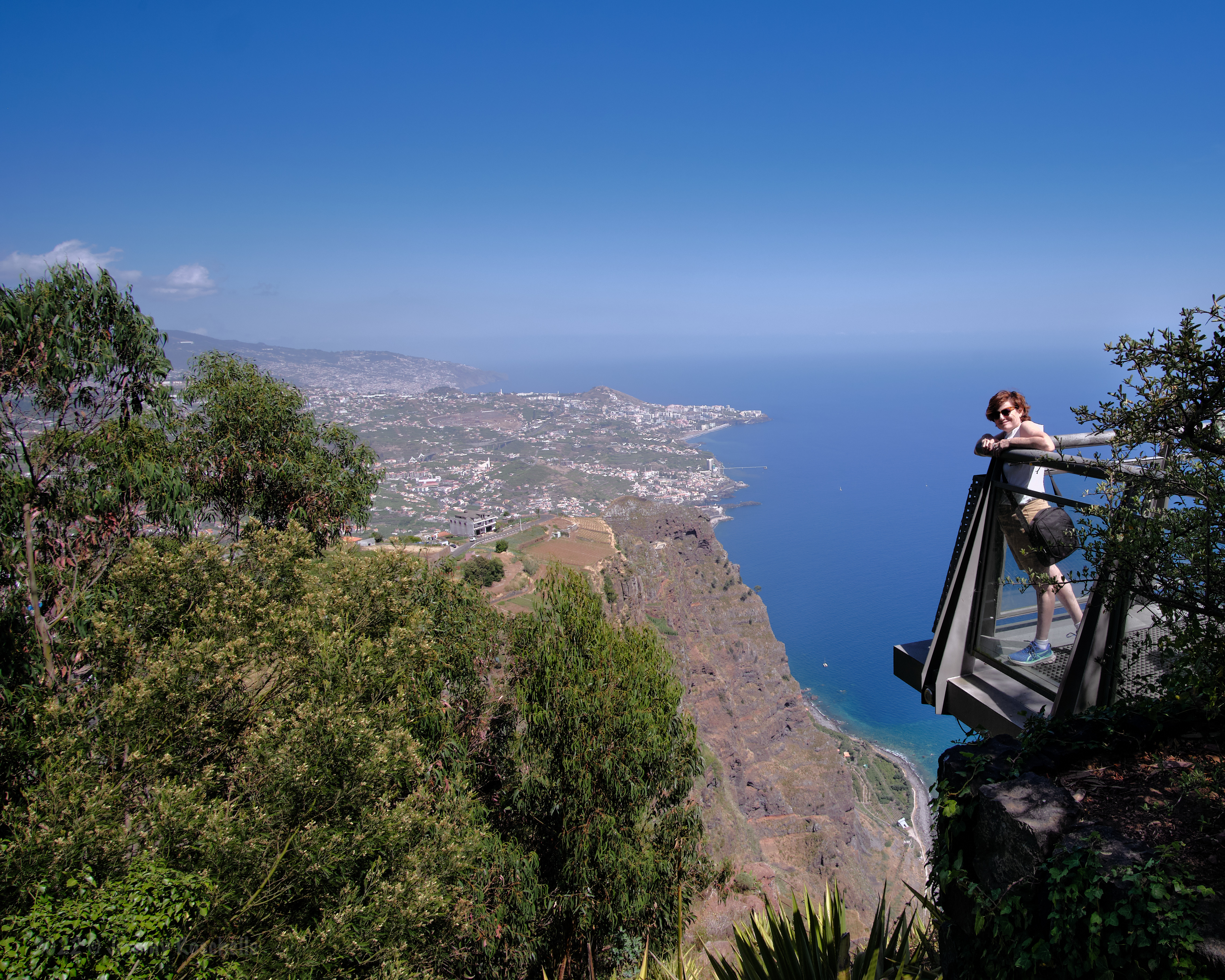 &lt;# Audrey on a skywalk looking out over the ocean #&gt;