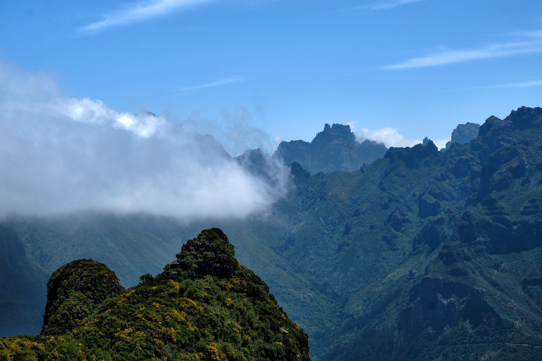 &lt;# clouds in the mountains #&gt;