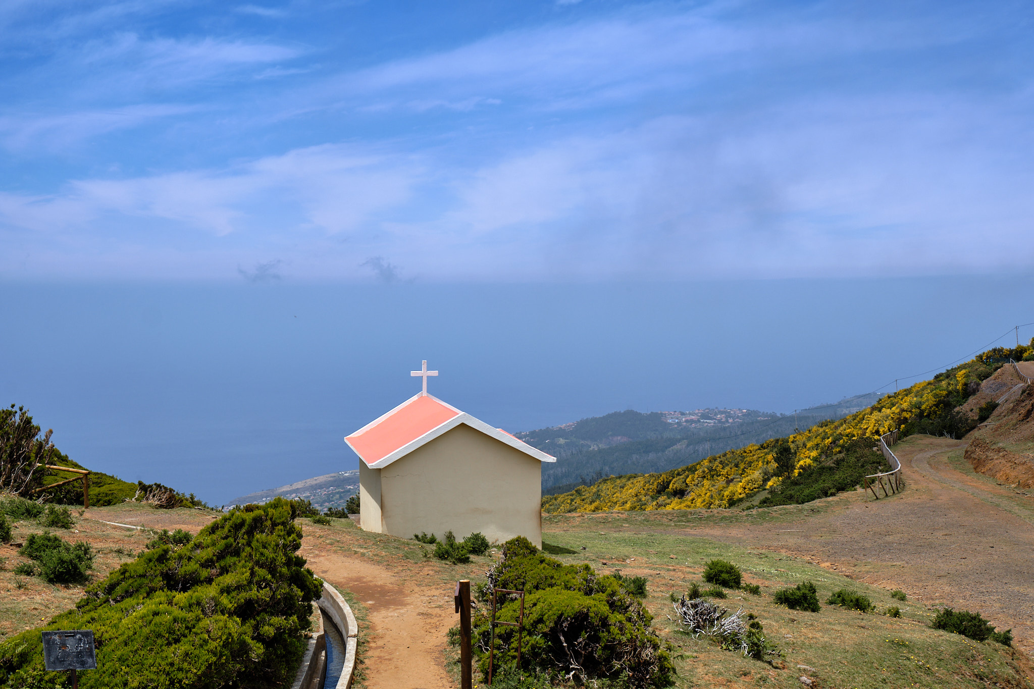 &lt;# chapel looking out to ocean #&gt;