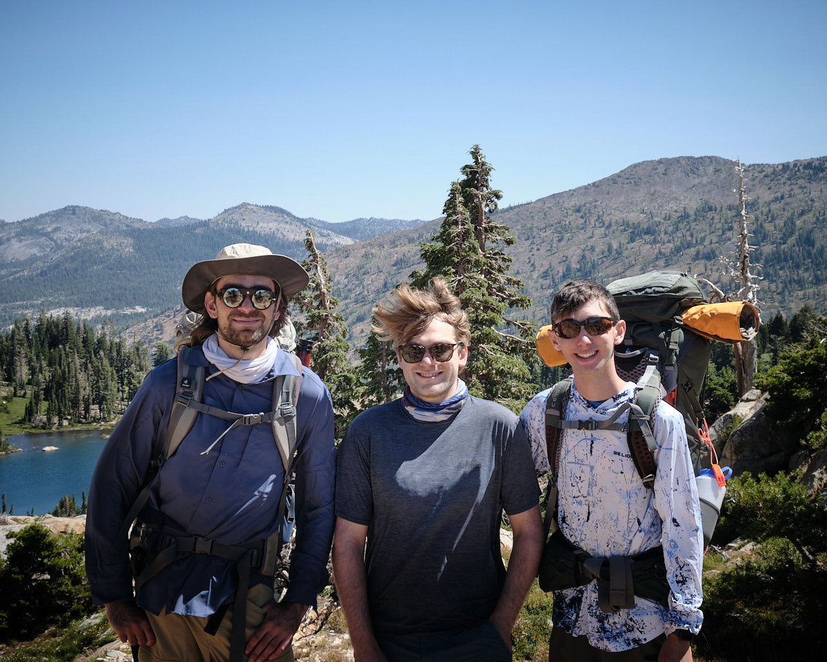 &lt;# Jack, Micah, and Jacob happy at the top of the pass #&gt;