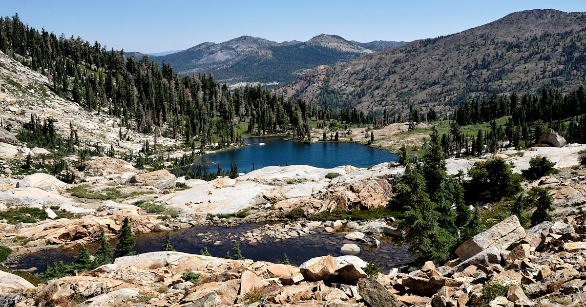 Lake Doris as seen from the Rockbound pass