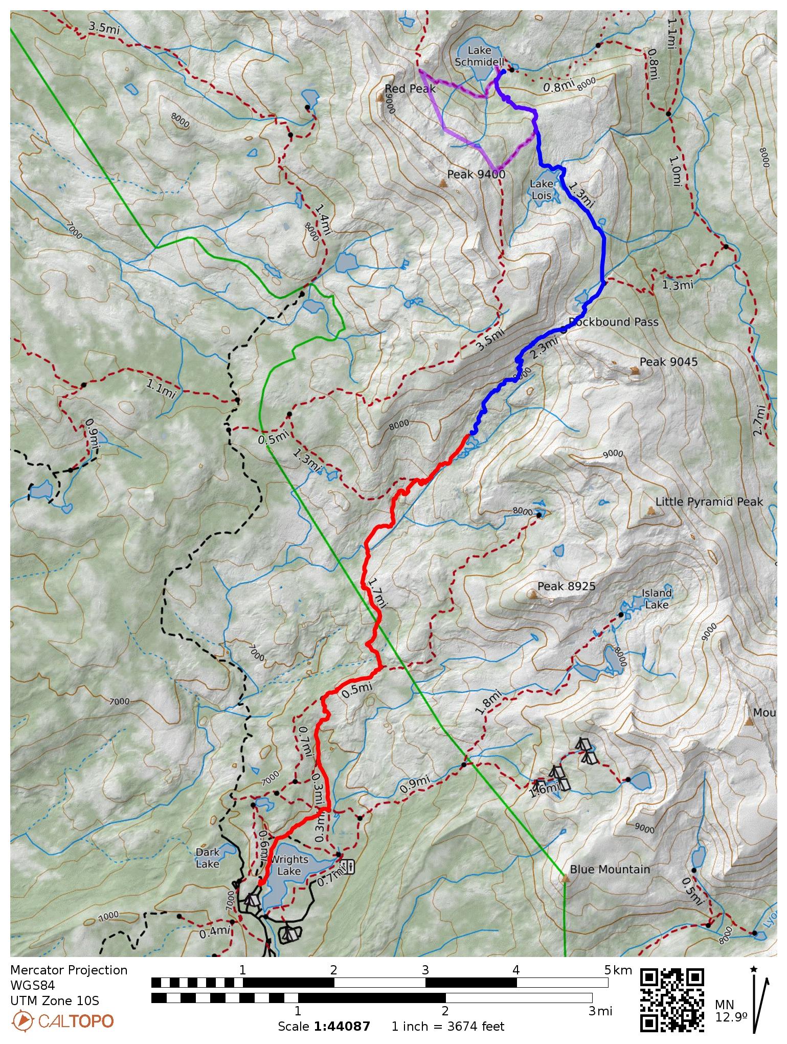 &lt;# map of our route through Desolation Wilderness #&gt;