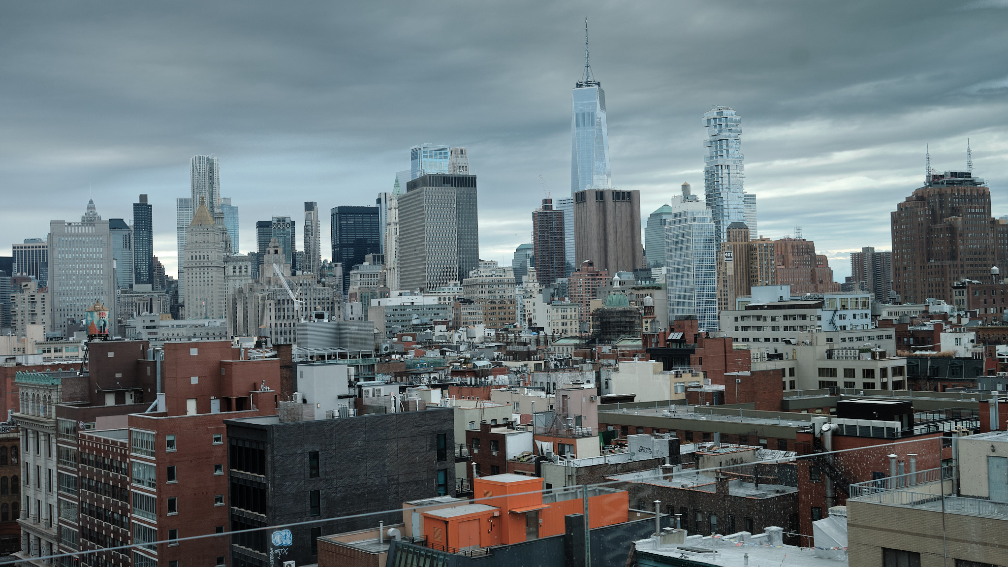 &lt;# Rooftop view of buildings in NYC#&gt;