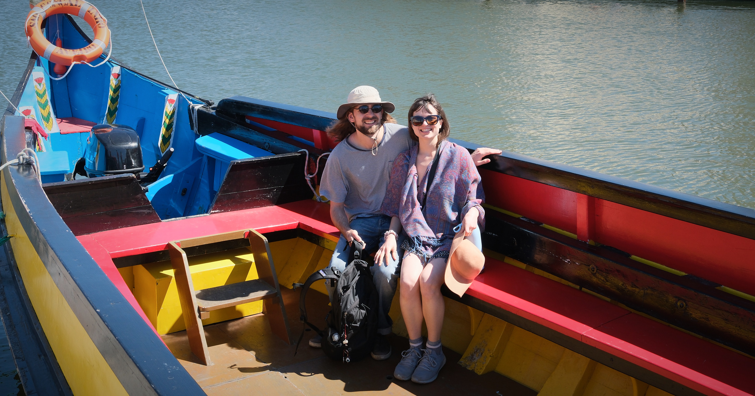 Touring the canals of Aveiro